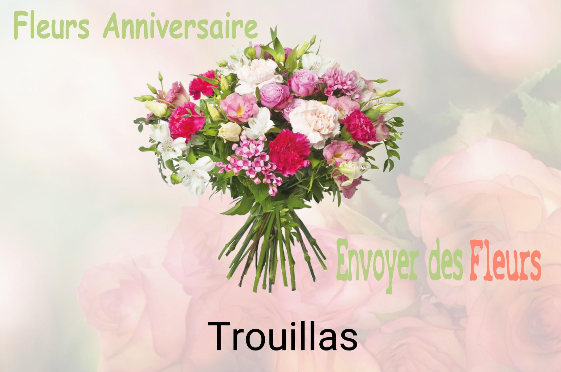 Bouquet de fleurs d’anniversaire livré à Trouillas