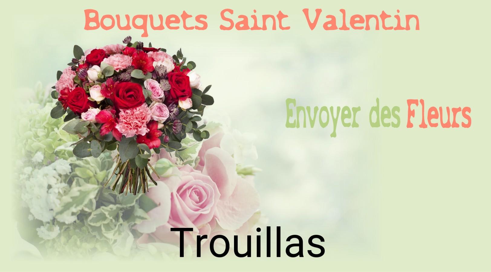 Roses de Saint-Valentin livrées à Trouillas